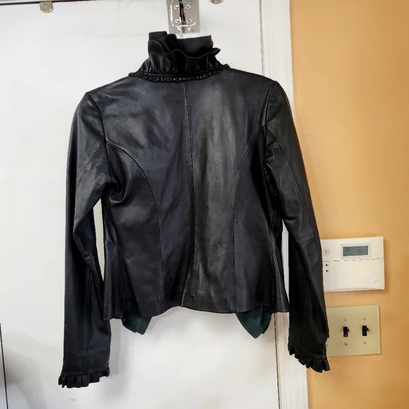 hart moon star lam skin leather jacket Size S - Picture 4 of 7